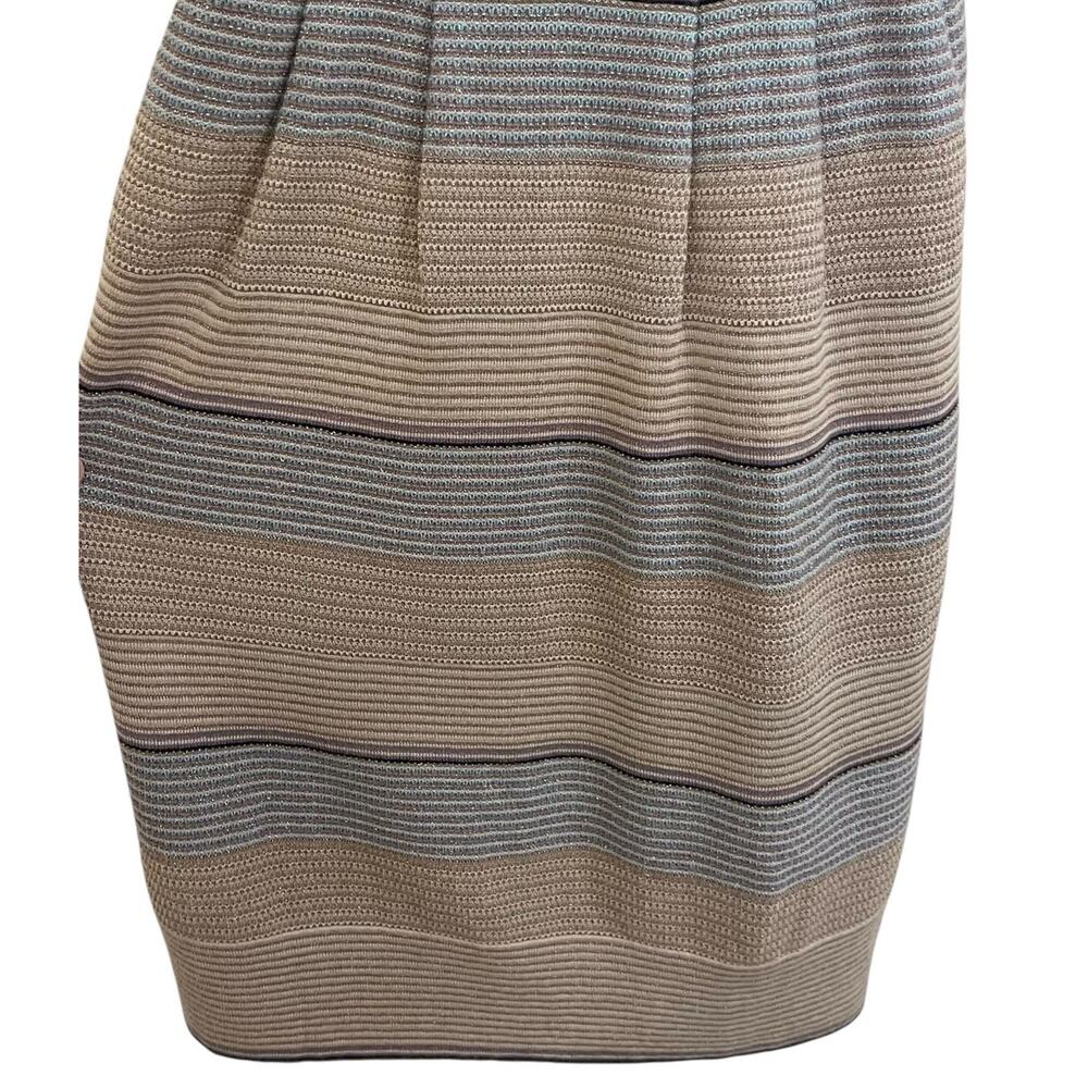 Knitted & Knotted | Halter Wool Blend Metallic Sweater Dress Anthropologie XS - Picture 3 of 7